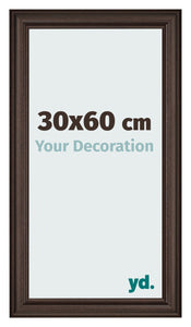 Photo Frame 30x60cm Oak Dark MDF Lazio Front Size | Yourdecoration.com