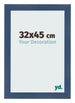 Photo Frame 32x45cm Dark Blue Swept MDF Pisa Front Size | Yourdecoration.com