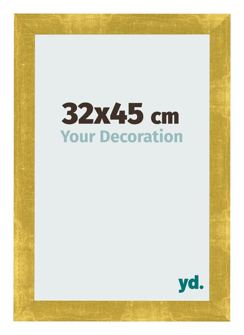 Photo Frame 32x45cm Gold Vintage MDF Pisa Front Size | Yourdecoration.com