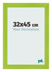 Photo Frame 32x45cm Green MDF Pisa Front Size | Yourdecoration.com