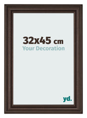 Photo Frame 32x45cm Oak Dark MDF Lazio Front Size | Yourdecoration.com
