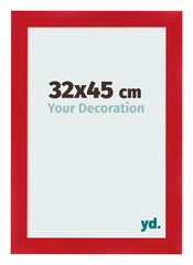 Photo Frame 32x45cm Red MDF Pisa Front Size | Yourdecoration.com