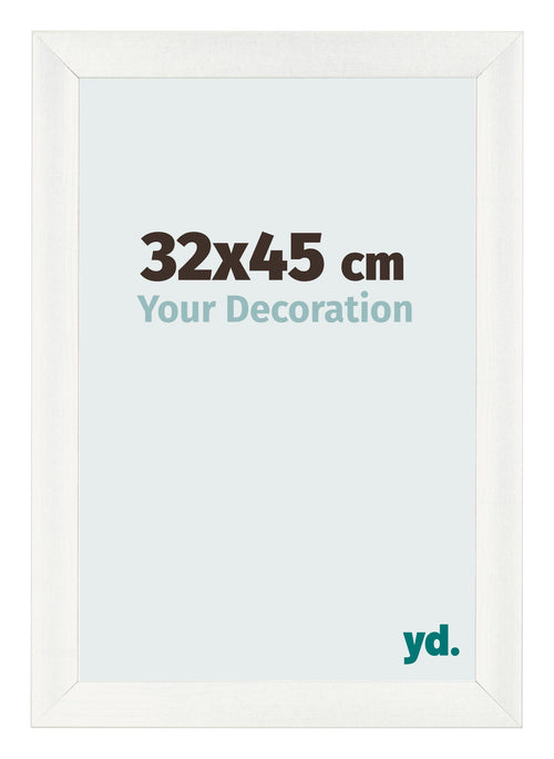 Photo Frame 32x45cm White Vintage MDF Pisa Front Size | Yourdecoration.com