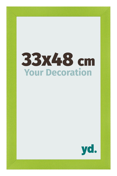 Photo Frame 33x48cm Green MDF Pisa Front Size | Yourdecoration.com