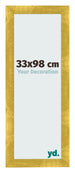 Photo Frame 33x98cm Gold Vintage MDF Pisa Front Size | Yourdecoration.com