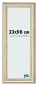 Photo Frame 33x98cm Metallic Gloss MDF Lazio Front Size | Yourdecoration.com