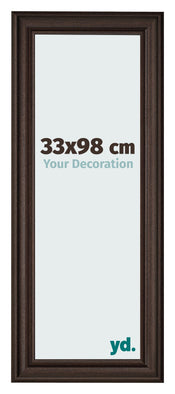 Photo Frame 33x98cm Oak Dark MDF Lazio Front Size | Yourdecoration.com