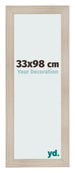 Photo Frame 33x98cm Oak Rustic MDF Pisa Front Size | Yourdecoration.com