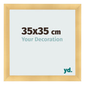 Photo Frame 35x35cm Gold Vintage MDF Pisa Front Size | Yourdecoration.com