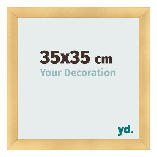Photo Frame 35x35cm Gold Vintage MDF Pisa Front Size | Yourdecoration.com