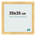 Photo Frame 35x35cm Gold Vintage MDF Pisa Front Size | Yourdecoration.com