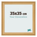 Photo Frame 35x35cm Pine Woodgrain MDF Lazio Front Size | Yourdecoration.com