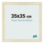 Photo Frame 35x35cm Sonoma Oak MDF Pisa Front Size | Yourdecoration.com