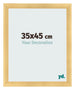 Photo Frame 35x45cm Gold Vintage MDF Pisa Front Size | Yourdecoration.com
