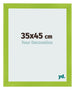 Photo Frame 35x45cm Green MDF Pisa Front Size | Yourdecoration.com