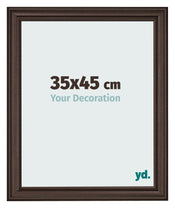 Photo Frame 35x45cm Oak Dark MDF Lazio Front Size | Yourdecoration.com