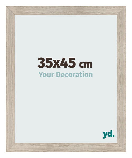 Photo Frame 35x45cm Oak Rustic MDF Pisa Front Size | Yourdecoration.com