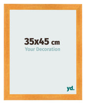 Photo Frame 35x45cm Orange MDF Pisa Front Size | Yourdecoration.com