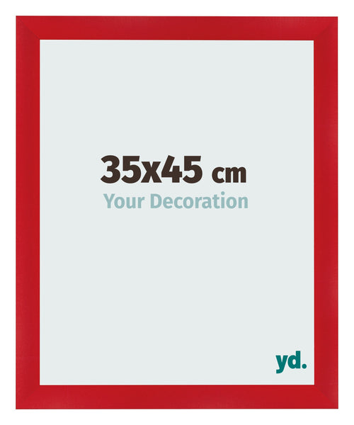 Photo Frame 35x45cm Red MDF Pisa Front Size | Yourdecoration.com