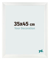 Photo Frame 35x45cm White Vintage MDF Pisa Front Size | Yourdecoration.com