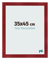 Photo Frame 35x45cm Wine Red Swept MDF Pisa Front Size | Yourdecoration.com