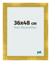 Photo Frame 36x48cm Gold Vintage MDF Pisa Front Size | Yourdecoration.com