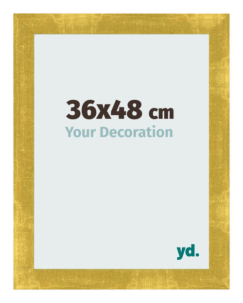 Photo Frame 36x48cm Gold Vintage MDF Pisa Front Size | Yourdecoration.com