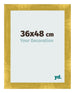 Photo Frame 36x48cm Gold Vintage MDF Pisa Front Size | Yourdecoration.com