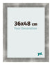 Photo Frame 36x48cm Metal Vintage MDF Pisa Front Size | Yourdecoration.com