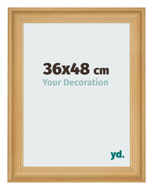 Photo Frame 36x48cm Pine Woodgrain MDF Lazio Front Size | Yourdecoration.com