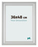 Photo Frame 36x48cm Silver Matte MDF Lazio Front Size | Yourdecoration.com