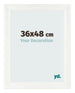 Photo Frame 36x48cm White Vintage MDF Pisa Front Size | Yourdecoration.com