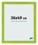Photo Frame 36x49cm Green MDF Pisa Front Size | Yourdecoration.com