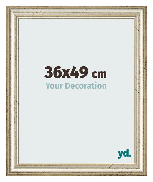 Photo Frame 36x49cm Metallic Gloss MDF Lazio Front Size | Yourdecoration.com
