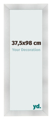 Photo Frame 37 5x98cm Aluminum Brushed MDF Pisa Front Size | Yourdecoration.com
