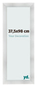 Photo Frame 37 5x98cm Aluminum Brushed MDF Pisa Front Size | Yourdecoration.com