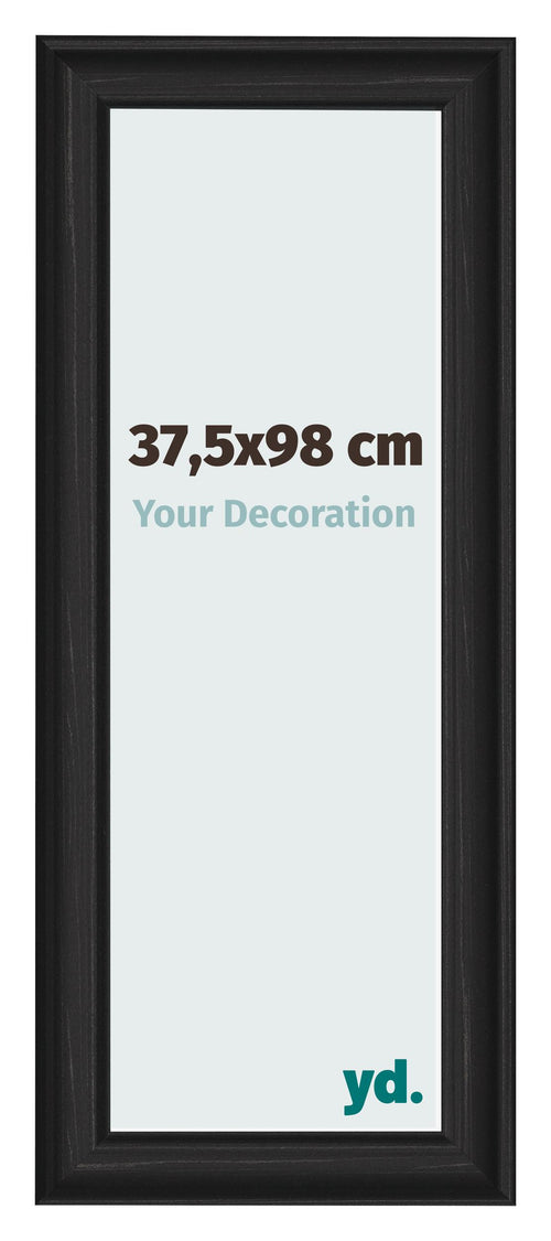 Photo Frame 37 5x98cm Black Woodgrain MDF Lazio Front Size | Yourdecoration.com