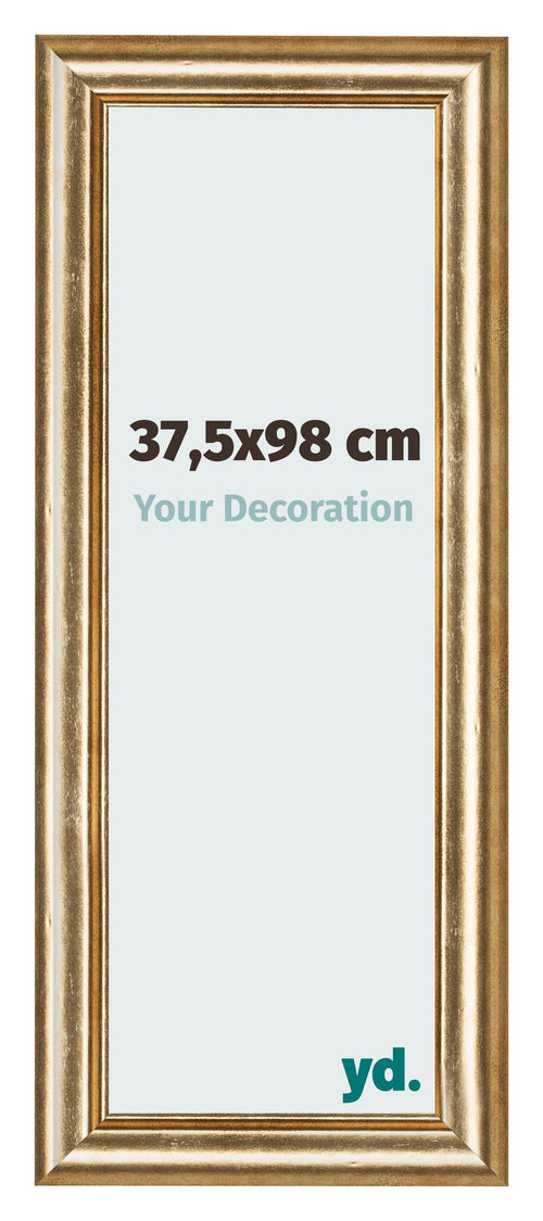 Photo Frame 37 5x98cm Gold Antique MDF Lazio Front Size | Yourdecoration.com