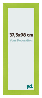 Photo Frame 37 5x98cm Green MDF Pisa Front Size | Yourdecoration.com