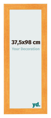 Photo Frame 37 5x98cm Orange MDF Pisa Front Size | Yourdecoration.com