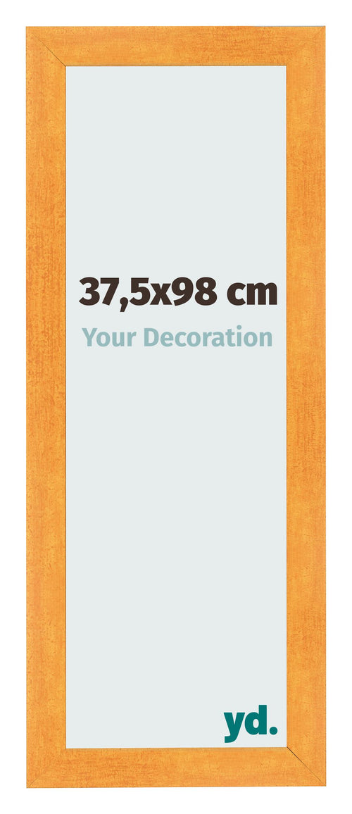 Photo Frame 37 5x98cm Orange MDF Pisa Front Size | Yourdecoration.com