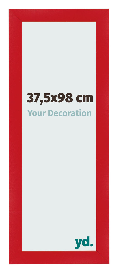 Photo Frame 37 5x98cm Red MDF Pisa Front Size | Yourdecoration.com