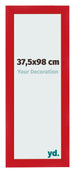 Photo Frame 37 5x98cm Red MDF Pisa Front Size | Yourdecoration.com