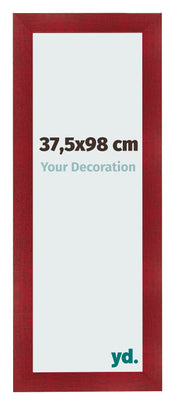 Photo Frame 37 5x98cm Wine Red Swept MDF Pisa Front Size | Yourdecoration.com