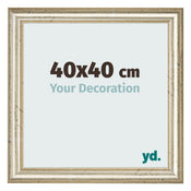 Photo Frame 40x40cm Metallic Gloss MDF Lazio Front Size | Yourdecoration.com