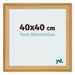 Photo Frame 40x40cm Pine Woodgrain MDF Lazio Front Size | Yourdecoration.com