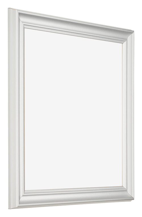 Photo Frame 40x40cm White Swept MDF Lazio Front Oblique | Yourdecoration.com
