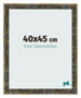 Photo Frame 40x45cm Blue Gold Melange MDF Pisa Front Size | Yourdecoration.com