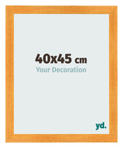 Photo Frame 40x45cm Orange MDF Pisa Front Size | Yourdecoration.com