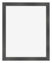 Photo Frame 40x50cm Black Silver Polished MDF Pisa Front | Yourdecoration.com